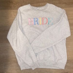Bride Crew Neck Sweater